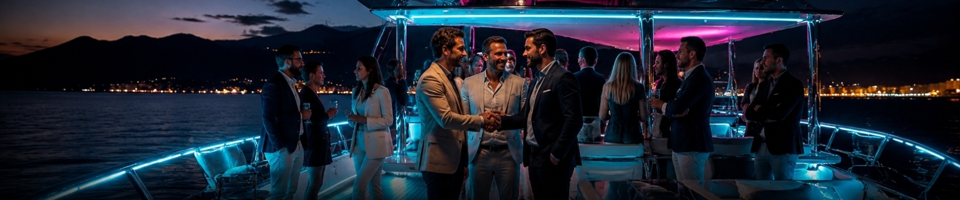 Eventos de empresa y networking a bordo en Almería